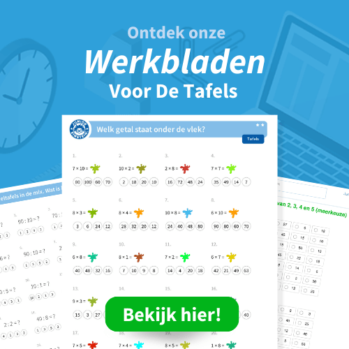 Oefen met onze werkbladen!