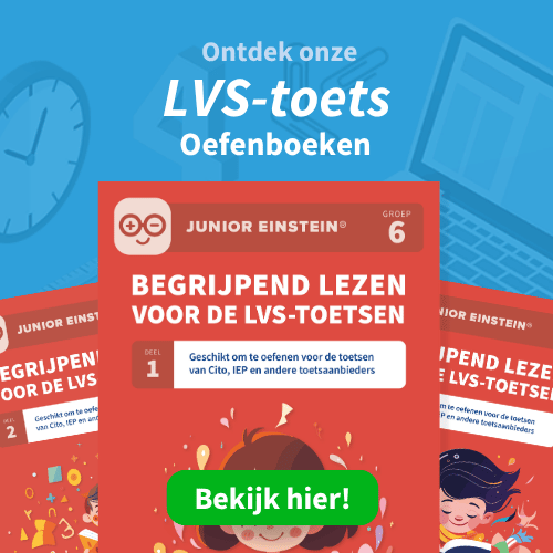 LVS-toets oefenboeken, Cito toets oefenboeken, IEP, oefenen, boeken, Junior Einstein