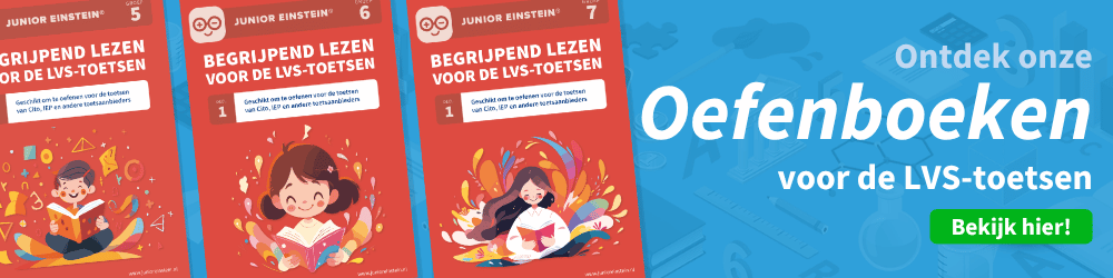 LVS-toets oefenboeken, Cito toets oefenboeken, IEP, oefenen, boeken, Junior Einstein