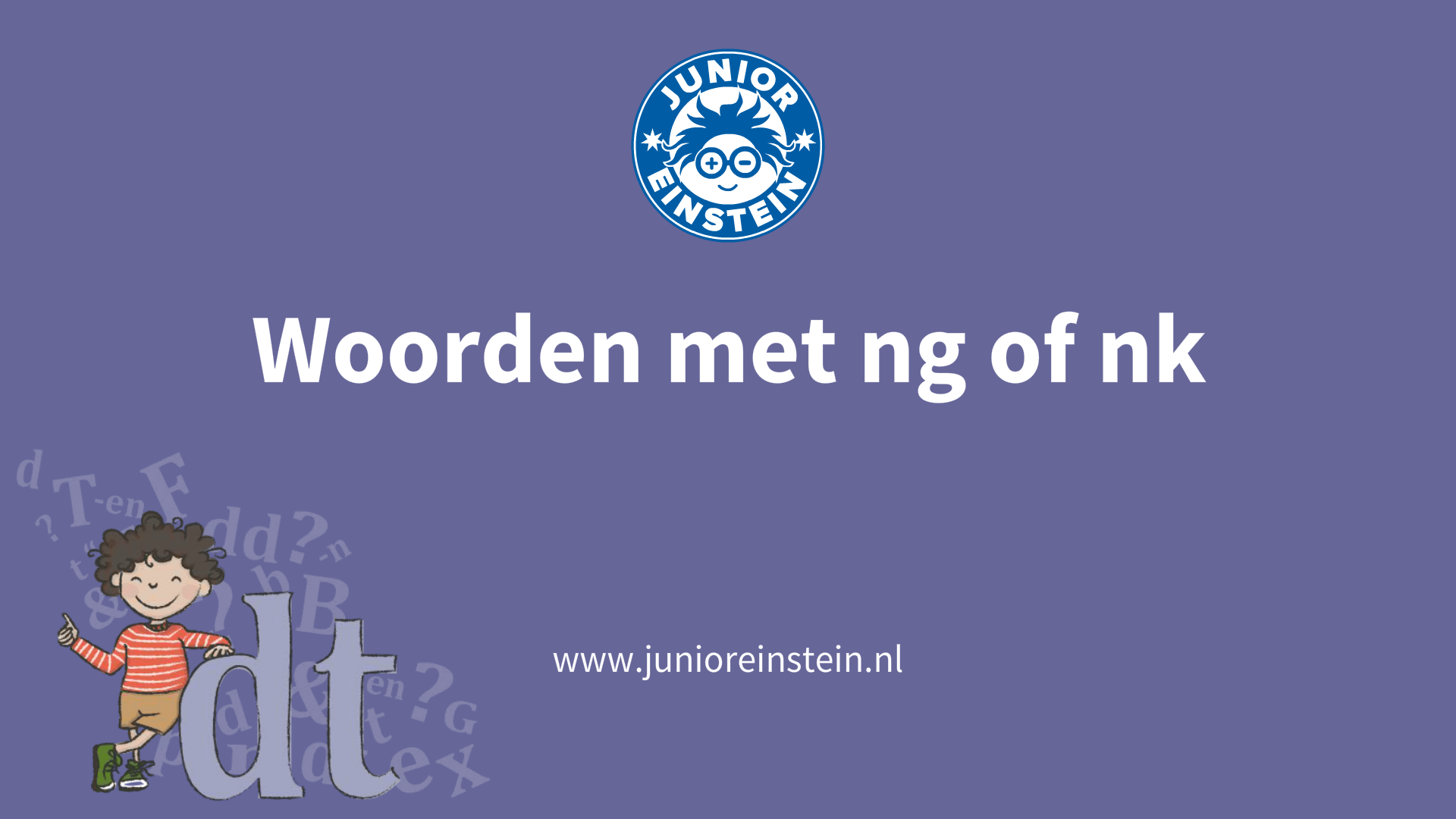 Woorden met ng of nk
