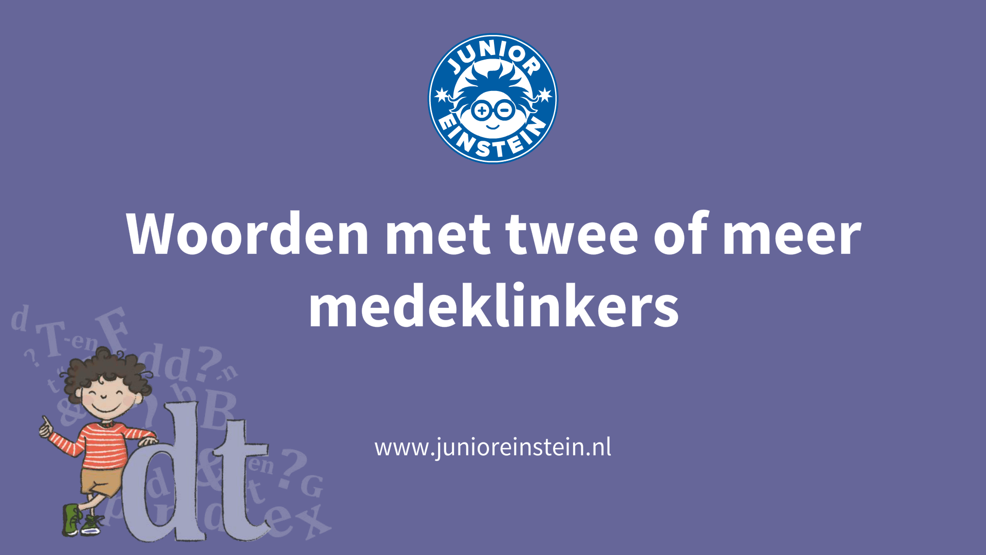 Woorden met twee of meer medeklinkers