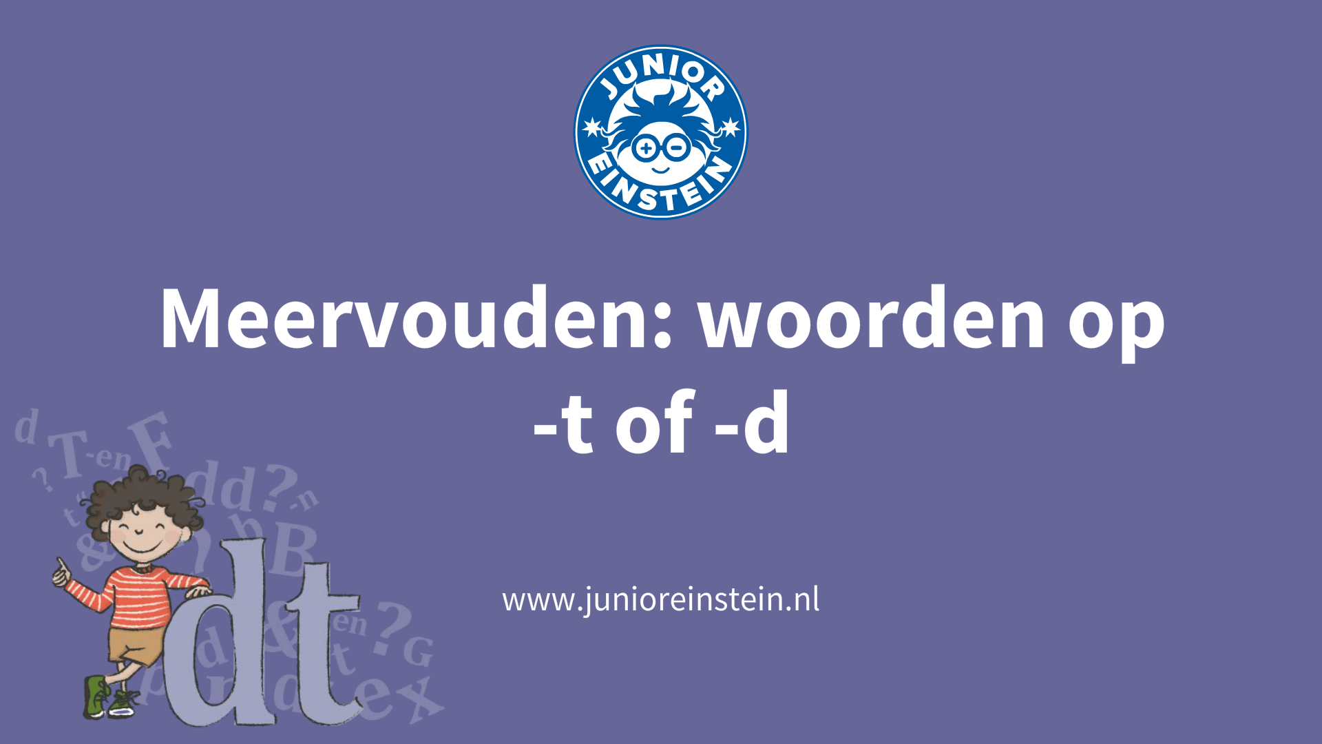 Woorden met d of t Werkblad Downloadbaar lesmateriaal KlasCement