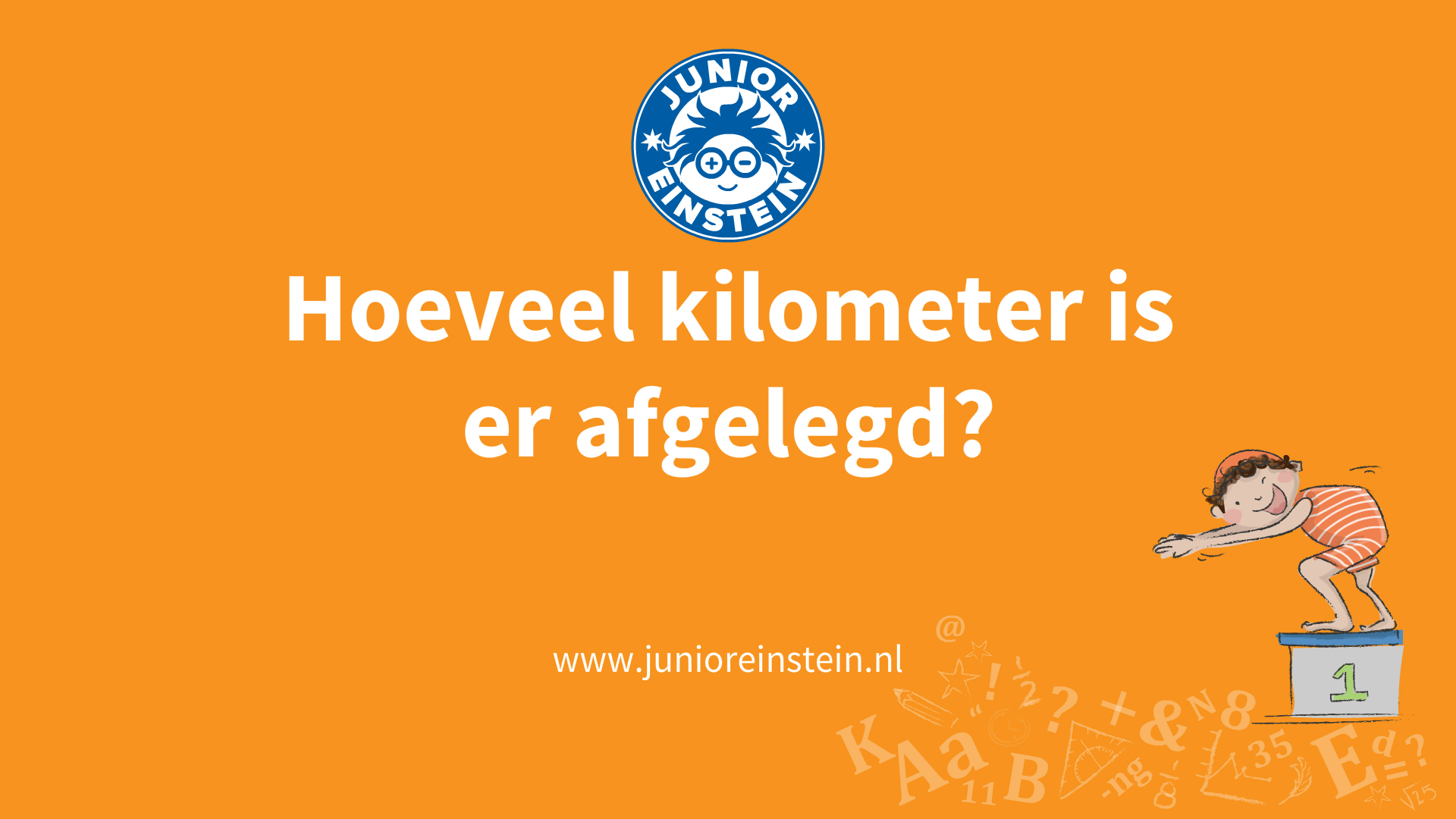 Hoeveel kilometer is er afgelegd? [3]